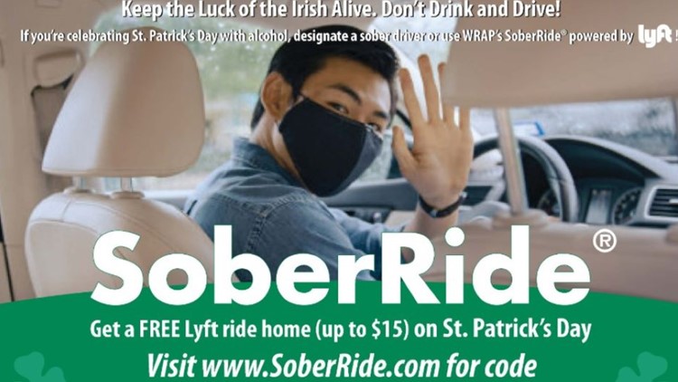 Nonprofit to offer free Lyft rides on St. Patrick's Day throughout the DC area