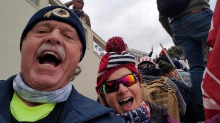 'I was having a good time' | Wife of Virginian charged in Oath Keepers case says Jan. 6 was fun, peaceful day for couple