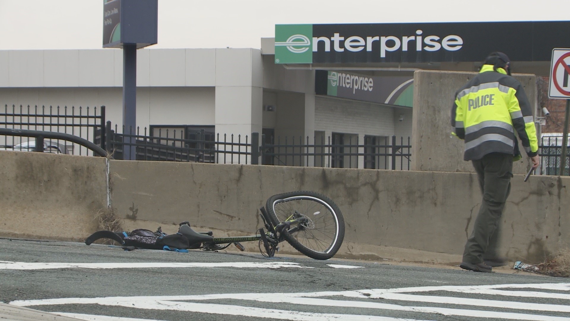 The cyclist was one of two people injured in pedestrian-involved car crashes on Monday within the District.