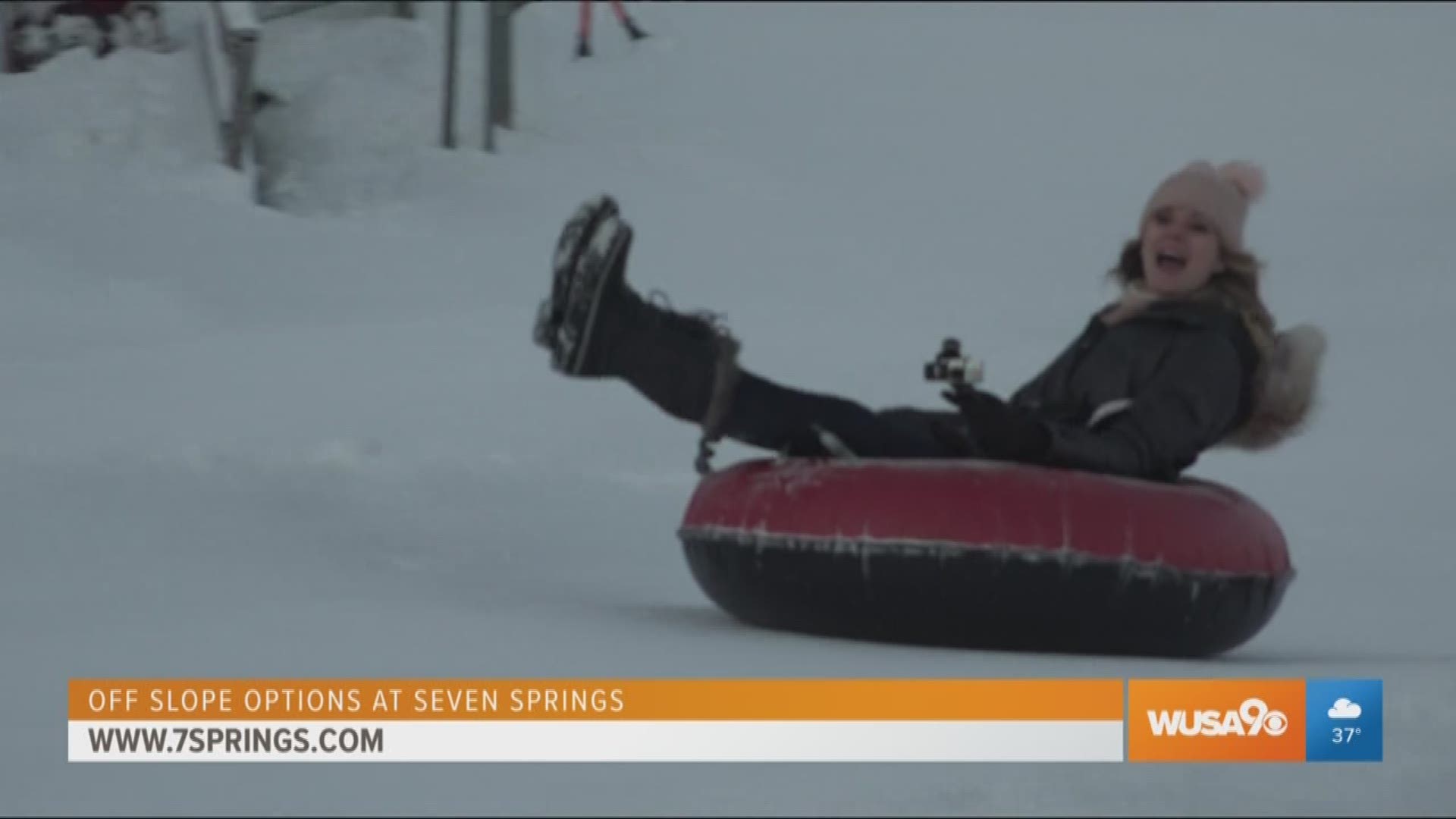 This segment is sponsored by 7 Springs. You can find fun on and off the slopes at 7 Springs. They have everything from a spa, snowtubing and even an arcade.