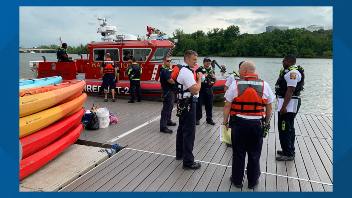 Potomac River water rescue DC Georgetown | wusa9.com