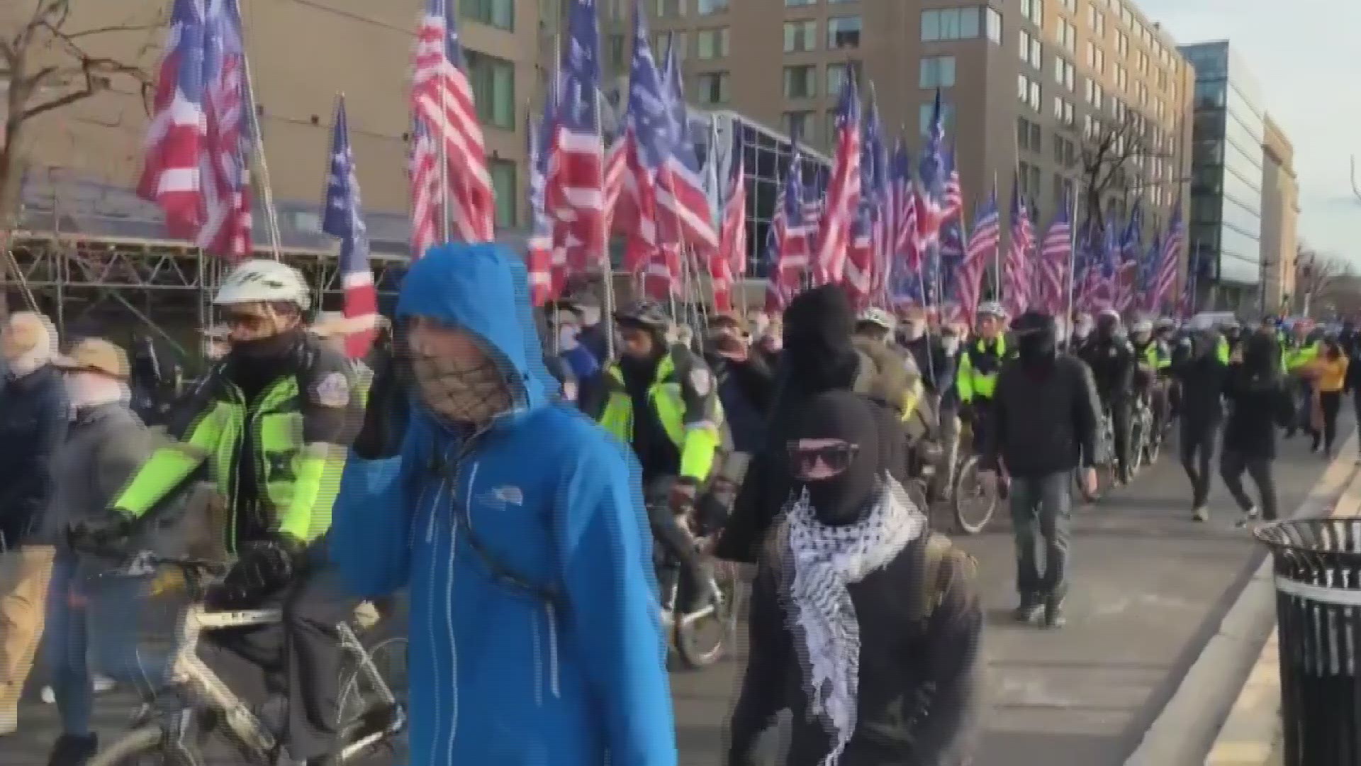 A march by the Neo-Nazi group Patriot Front was done near Union Station in Washington around 4 p.m. on Saturday.