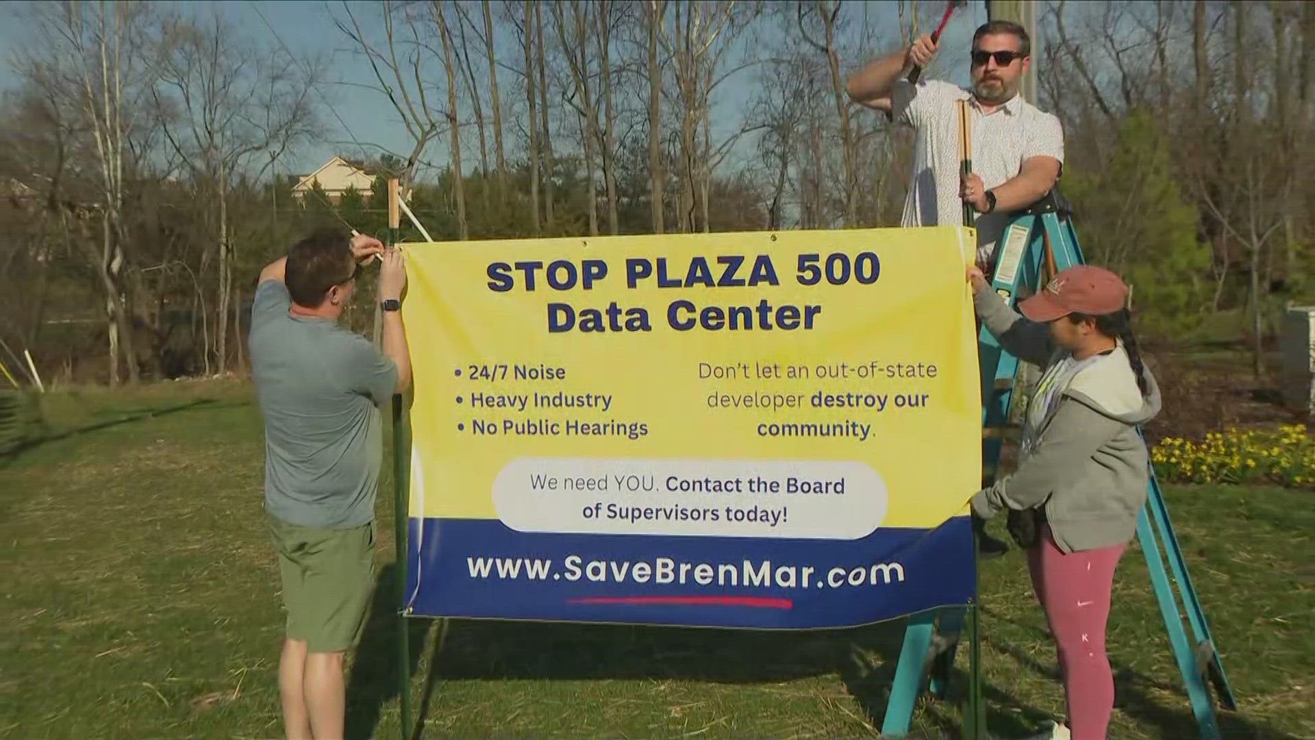 Fairfax County residents are trying to change the current laws to stop a data center near their homes.