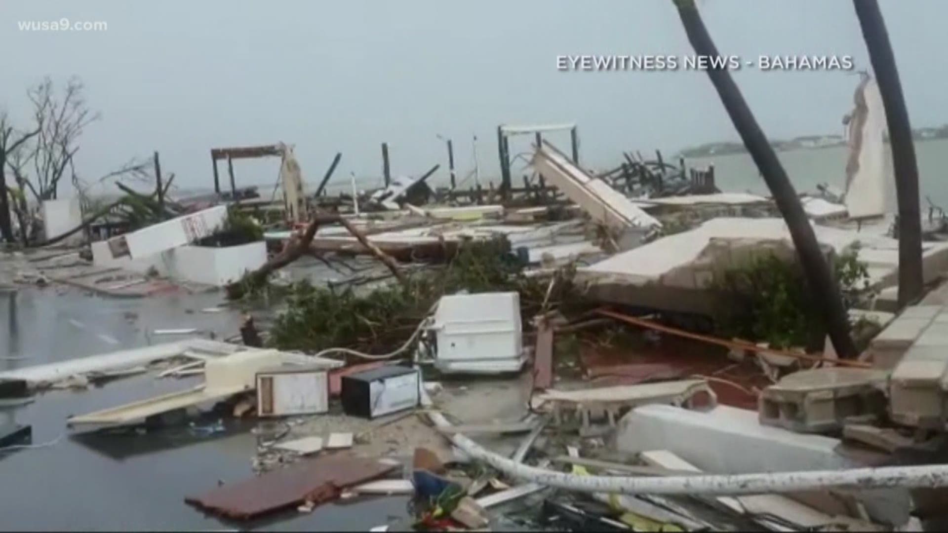 We're starting to get a look at the destruction left behind and the support -- both physically and emotionally -- that the Bahamas will need to rebuild. 
Our Kolbie Satterfield talked with officials in the Bahamas embassy and tells us how some are already pitching in and how you can too.