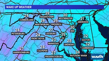 A cold first night of spring