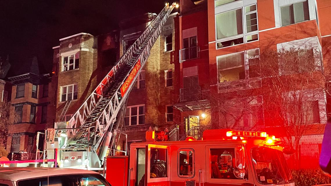 Two rescued, 35 evacuated in early morning Northwest DC apartment fire ...
