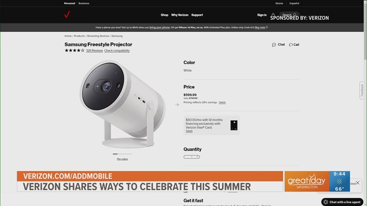 Verizon has everything you need to make sure your summer backyard parties are a hit!