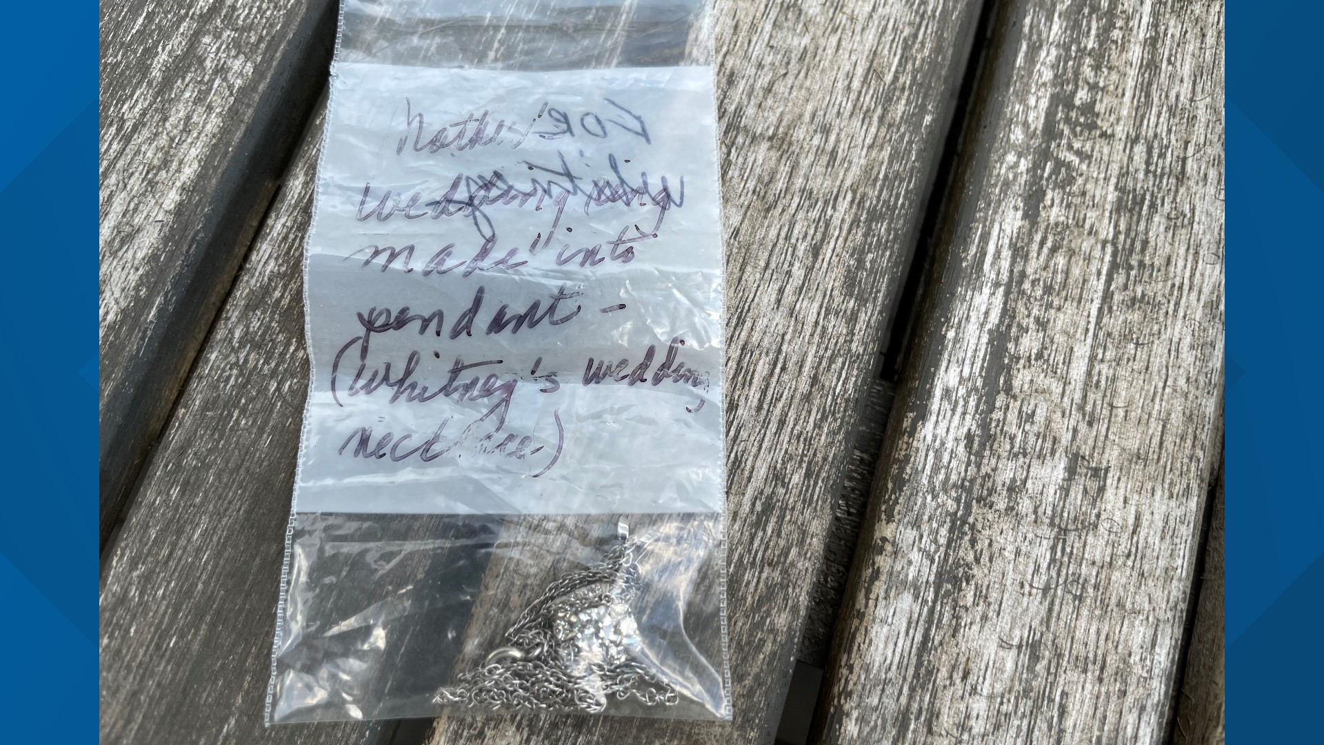 Is this your missing wedding necklace?