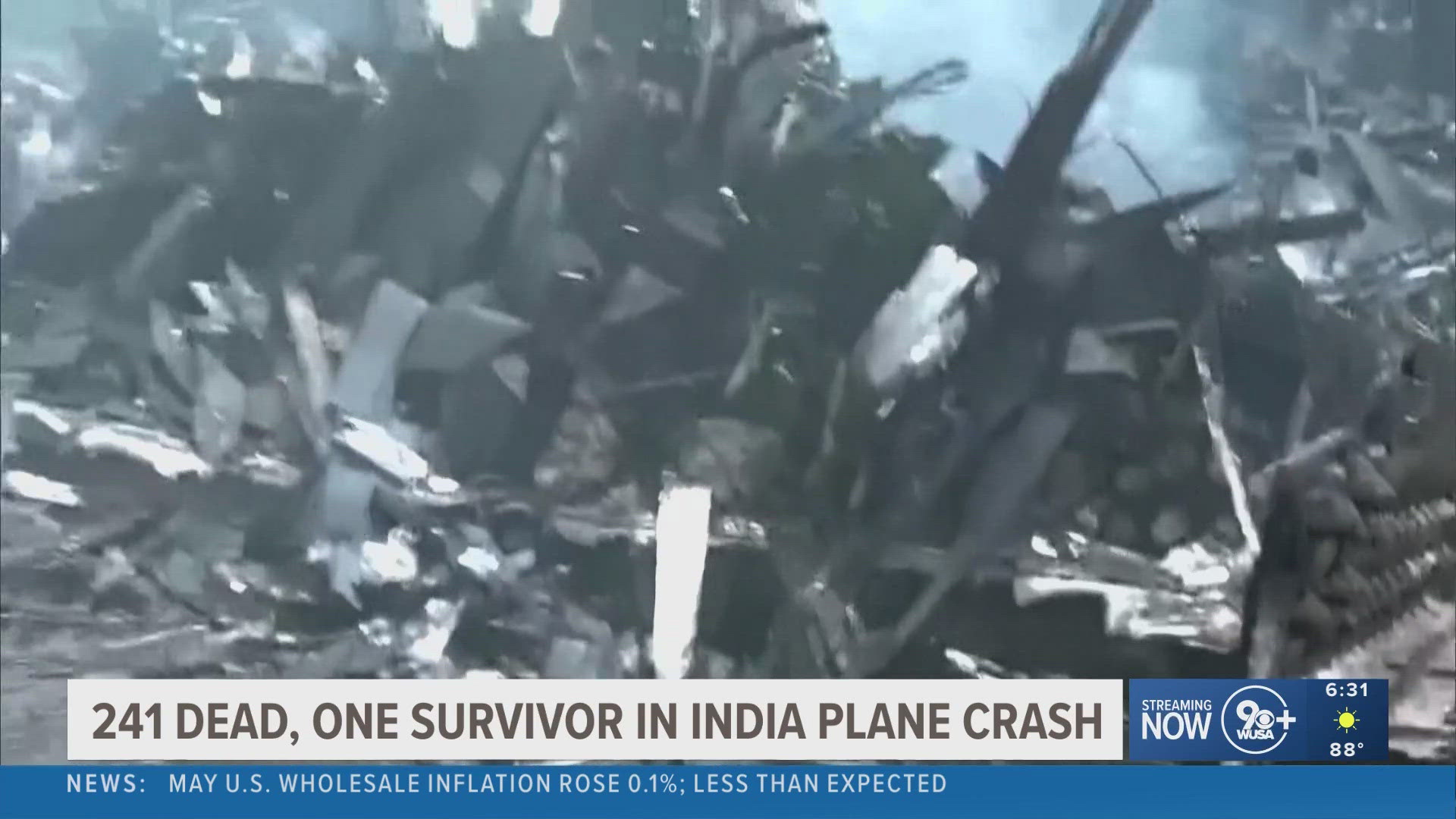 One man survived the Air India crash that killed at least 240 people, finding himself near debris after being thrown out of the plane, a medic said.