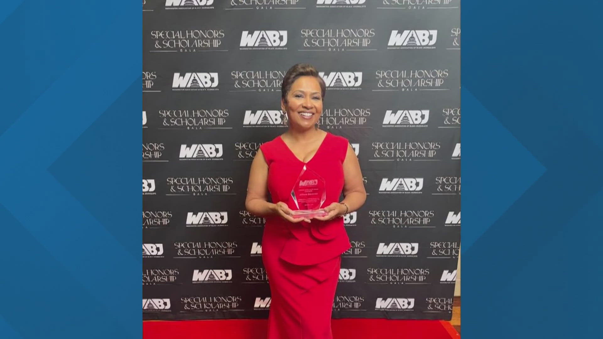 This award highlights her exceptional track record and contributions to the news industry-- and the advancement of black life and culture throughout the DMV.