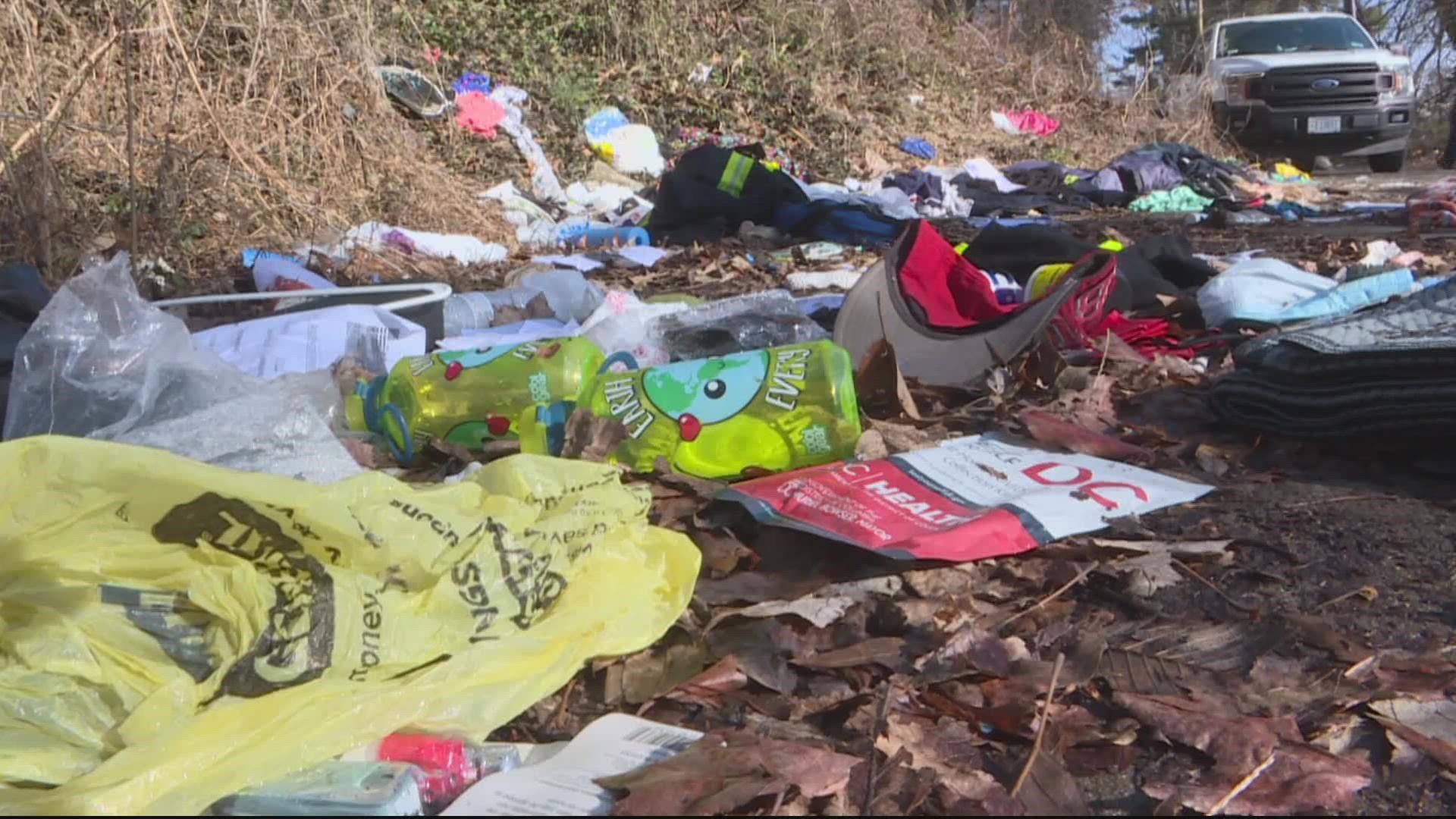 Illegal dumping is a persistent problem in D.C., and investigators are working to track down the culprits.