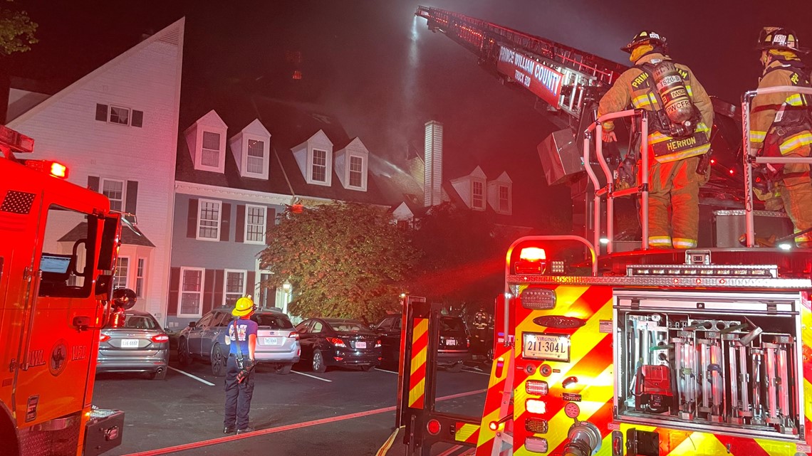 5 displaced in Prince William County town house fire | wusa9.com