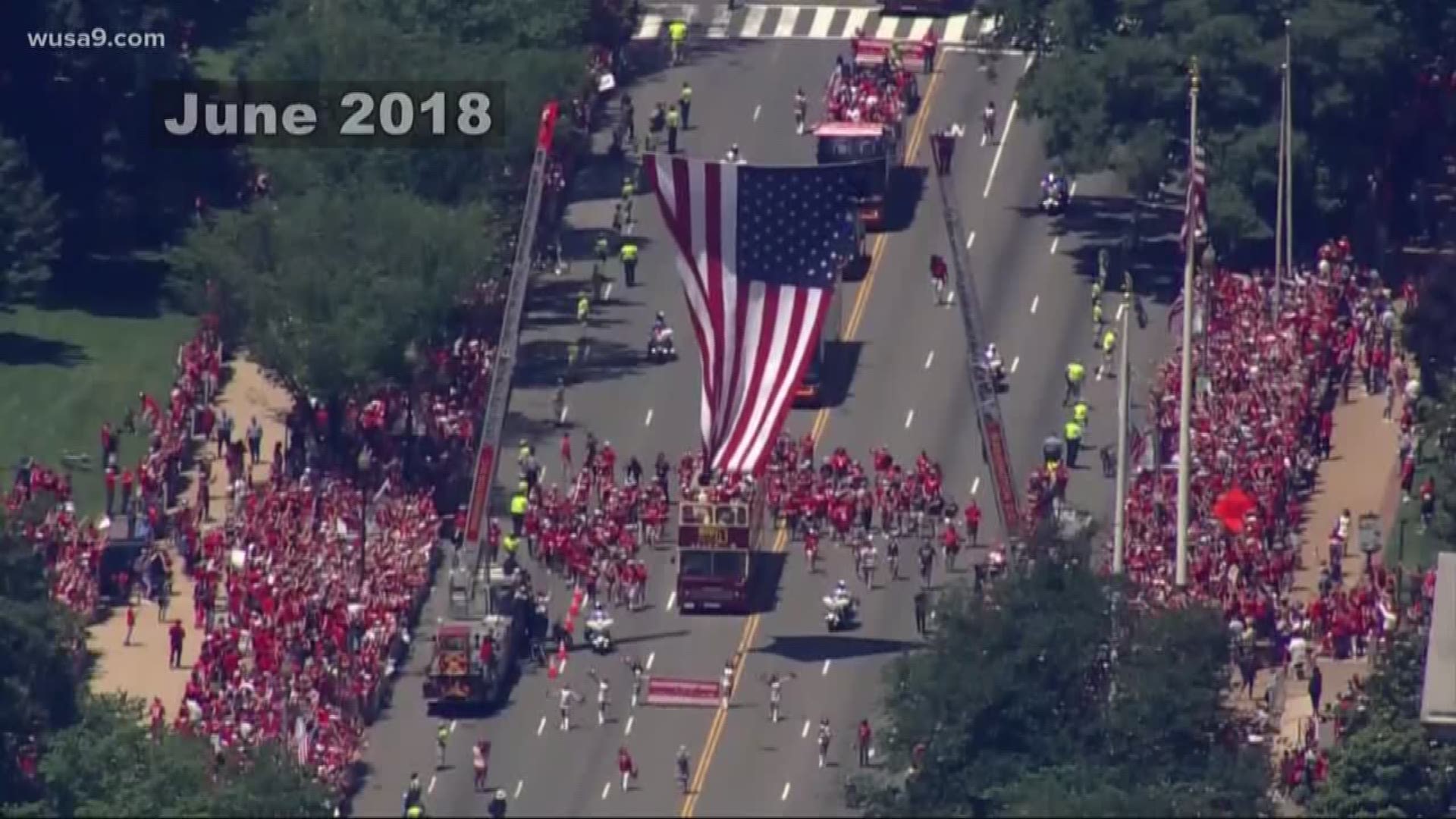 Given the weekend scheduling, there could be even more spectators than the Capitals parade drew.
