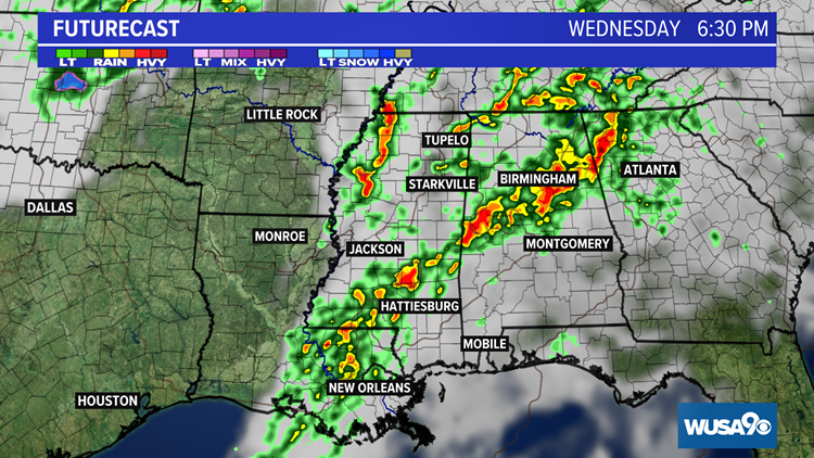 Rare high risk tornado threat for the Deep South | wusa9.com