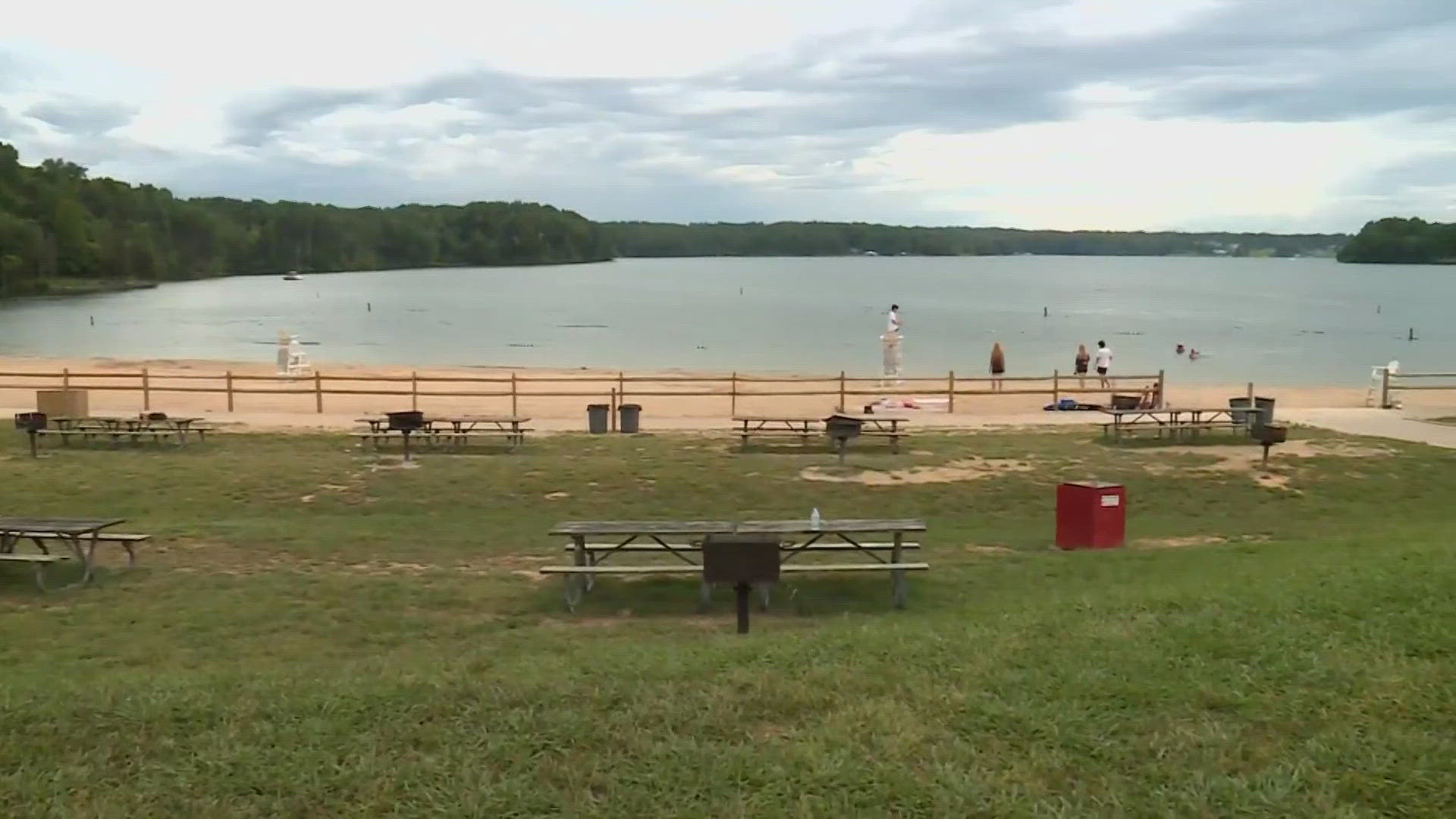 More than two 20 people got sick after swimming in the lake. Authorities are due to make an additional water test next week.