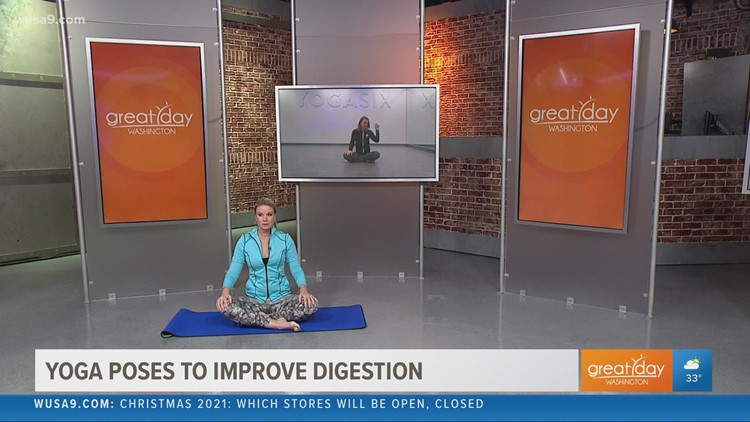 Do you have an upset stomach? Try these yoga poses to help find relief