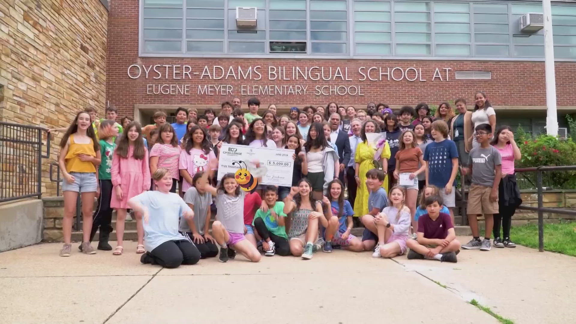 Chief Meteorologist Topper Shutt headed over to NW DC to surprise the folks at Oyster Adams Bilingual School.