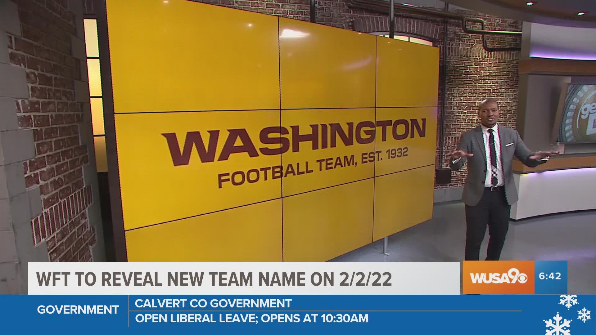 Timeline of Washington Football Team name change