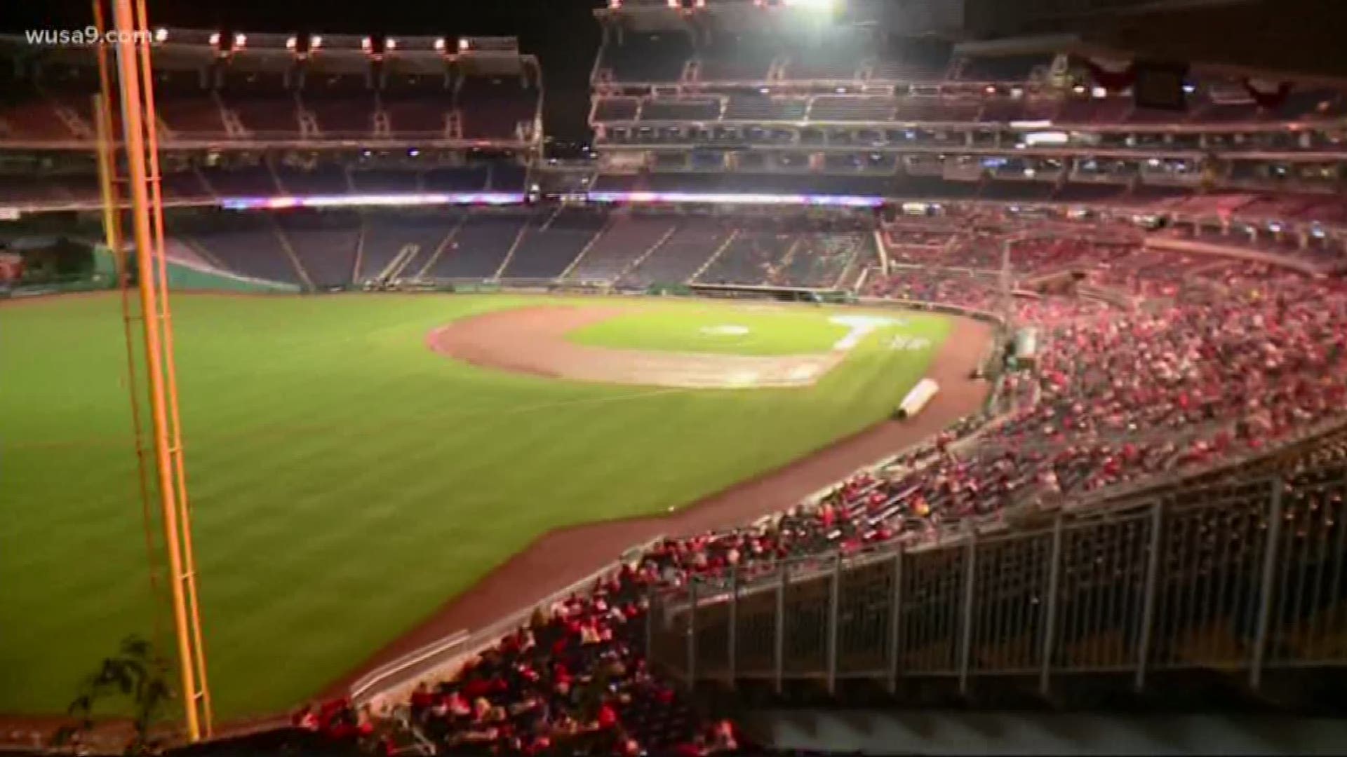 Nationals Park offers numerous sweeping views for fans who attend games with standing room only tickets.