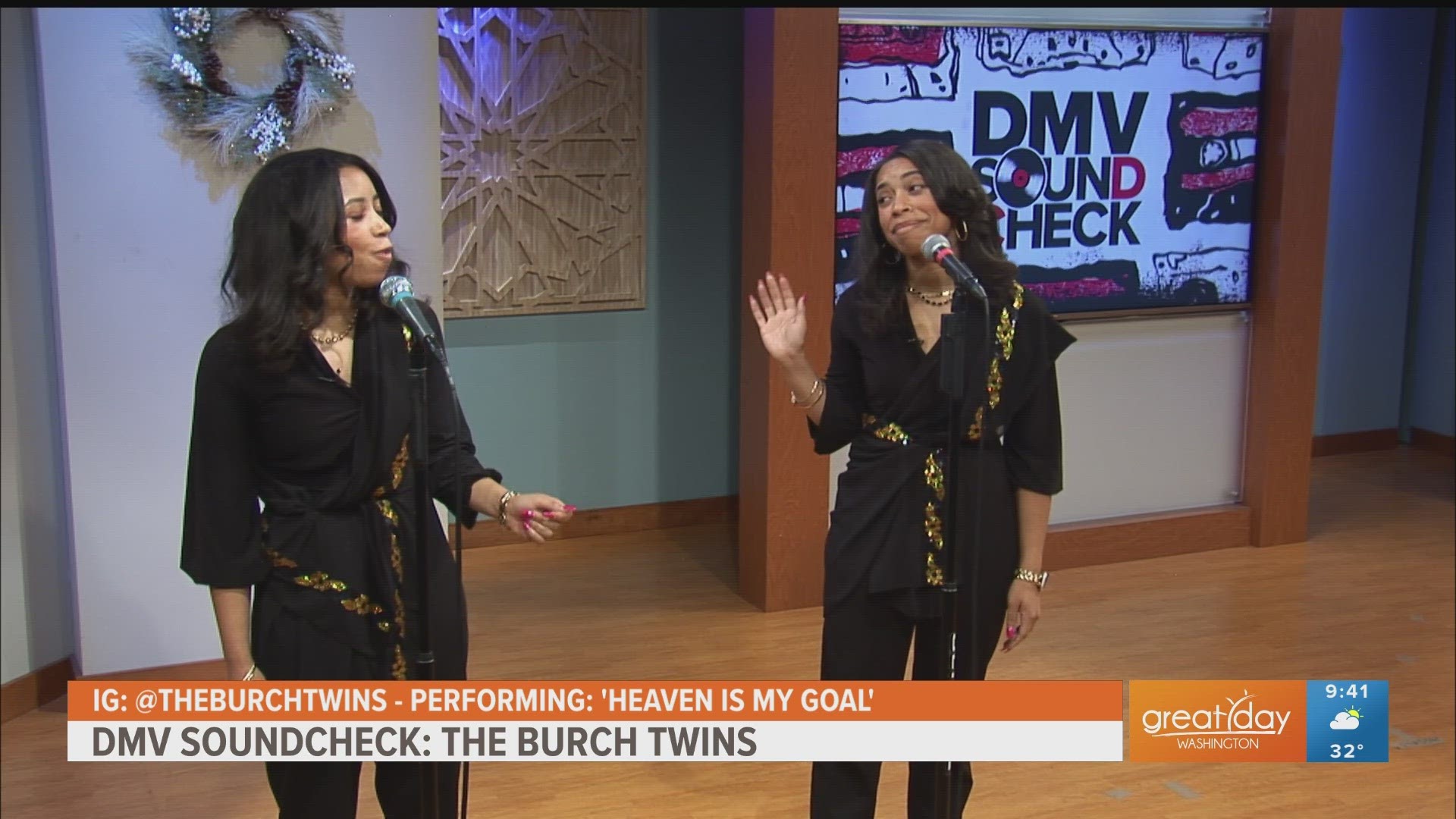 The Burch Twins perform their single 'Heaven Is My Goal' on the DMV(03)
