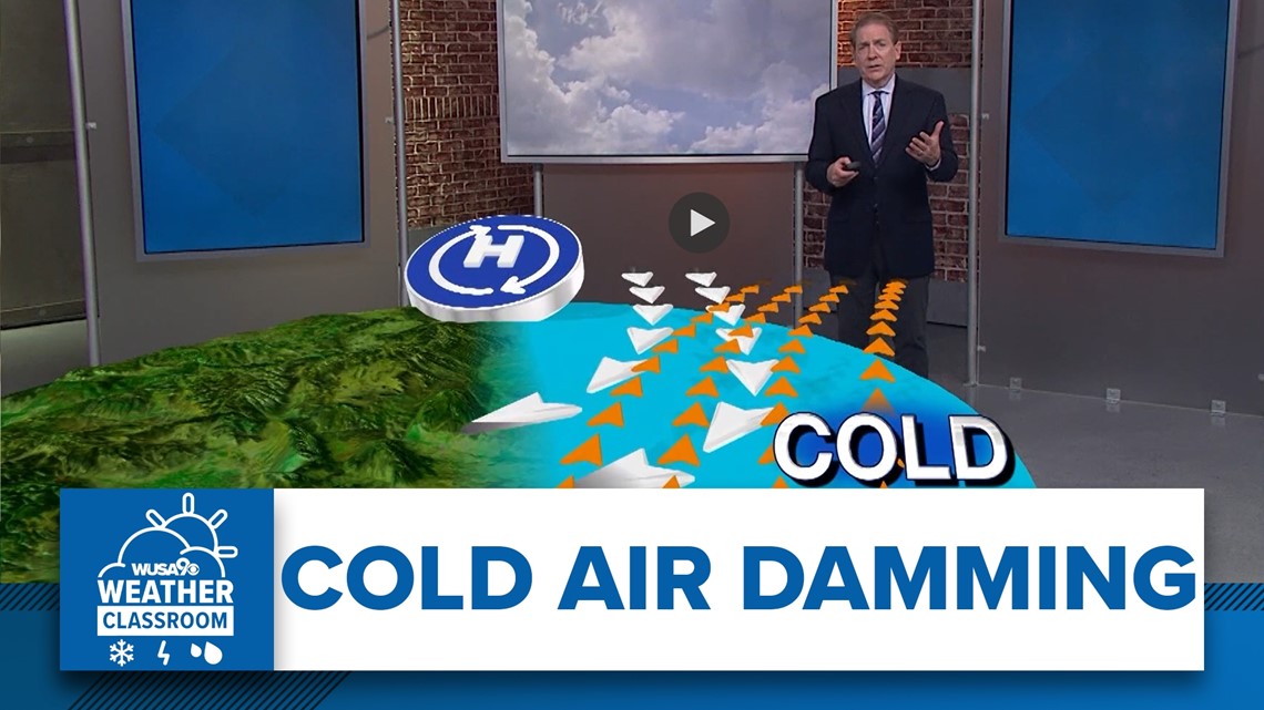 What is Cold Air Damming? WUSA9 Weather Classroom