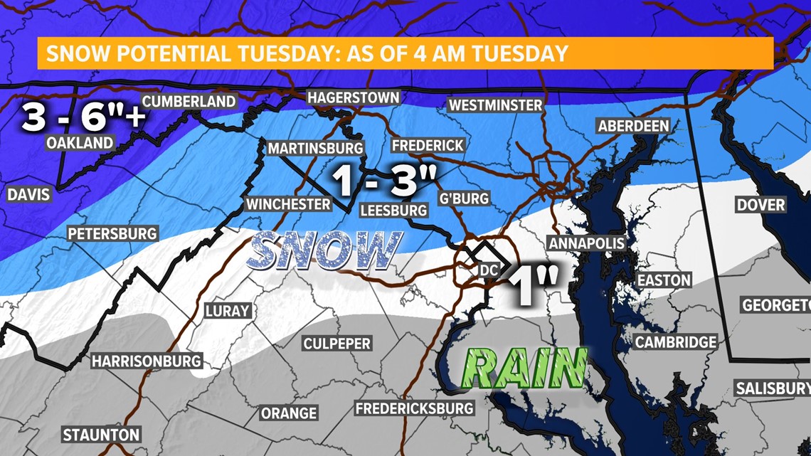 Snow Chance In DC Next Week | Wusa9.com