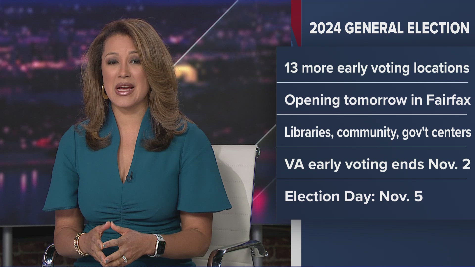 This comes after a record number of people turned out across Virginia on Sept. 20 to kick off early voting. Fairfax County reported 3,907 people turned out.