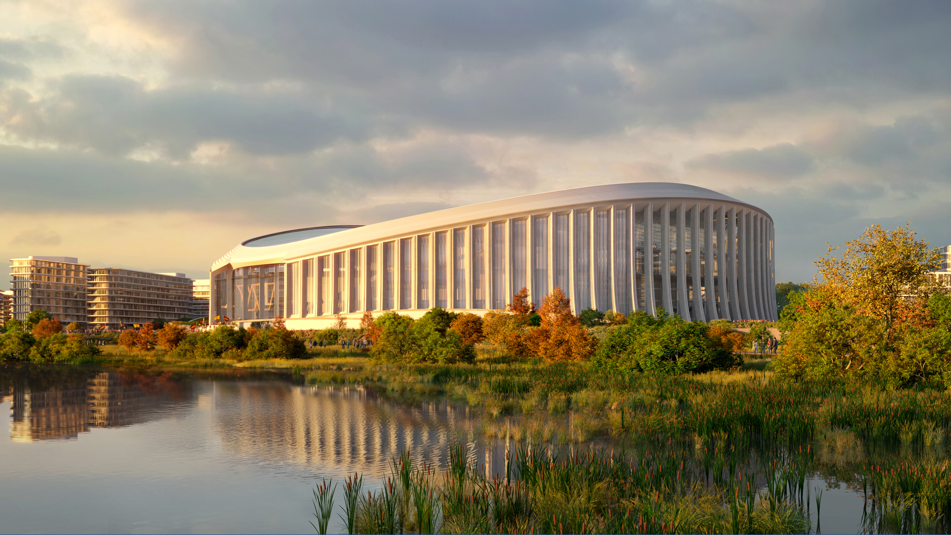 Old Rfk Demo Commanders unveil stadium renderings for massive complex on old RFK ...