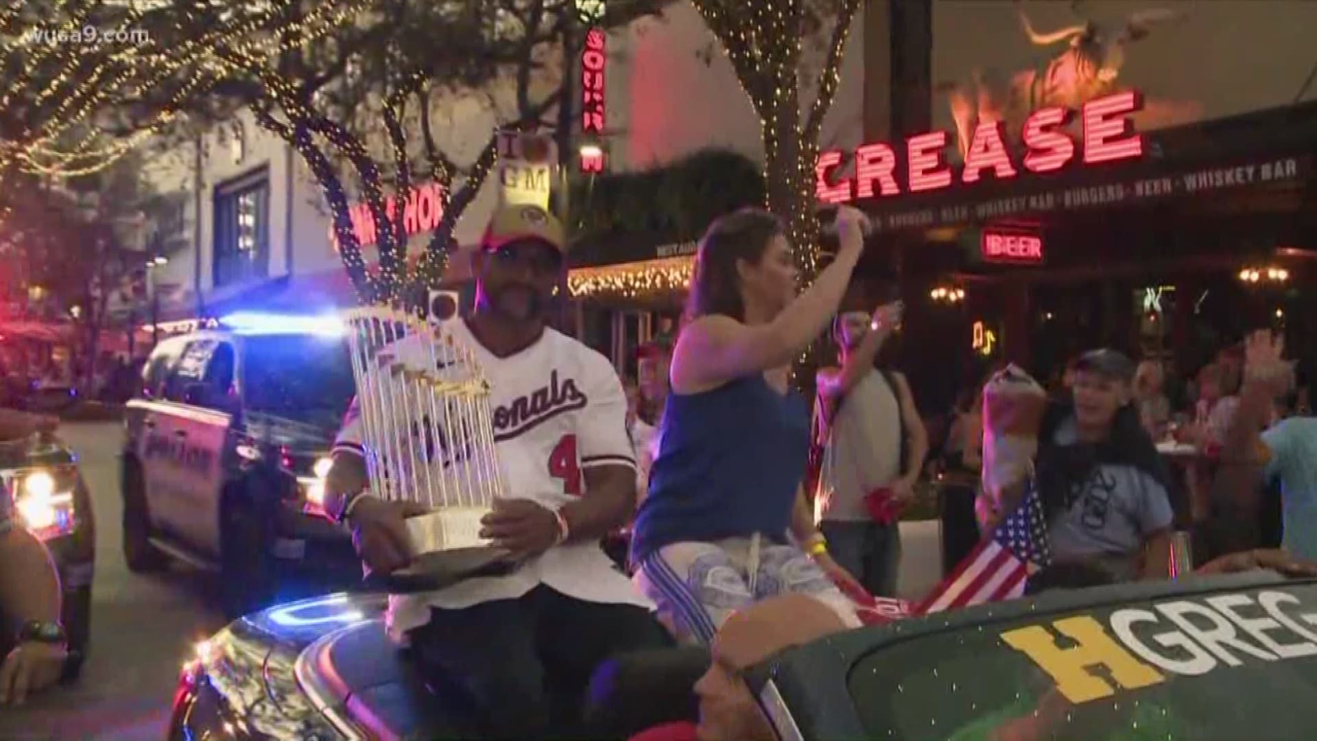 Members of the team will parade through downtown West Palm Beach with the World Series Trophy, culminating in a celebratory rally.