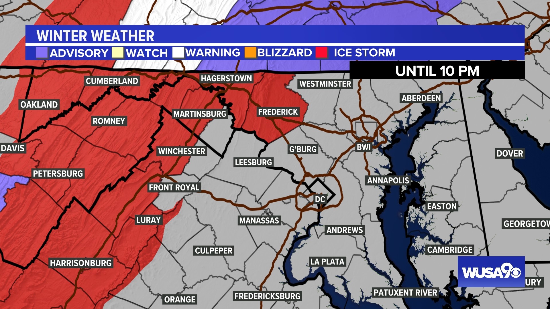 Thursday storm forecast: Rain, ice, snow in the DMV | wusa9.com