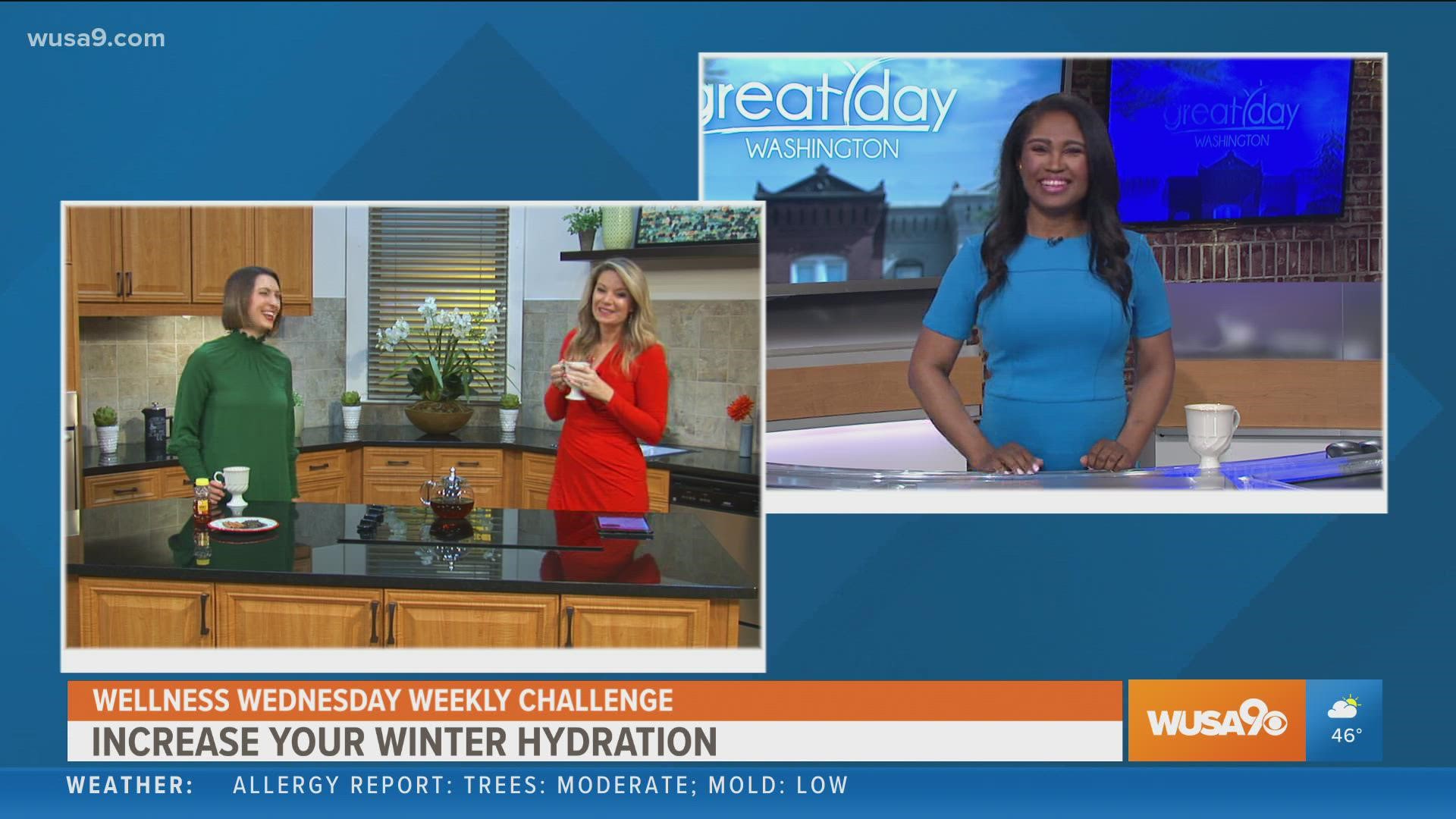 In this week's Wellness Wednesday Weekly Challenge try increasing your winter hydration to close out the season!