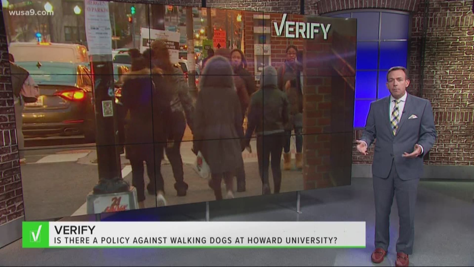 A DC woman tells US she was berated for walking her dog at Howard University. So what is the school's policy on this?