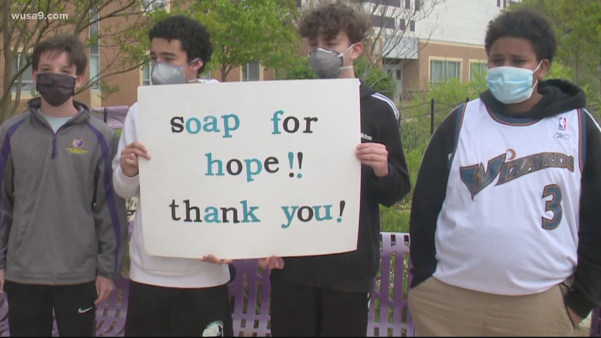 David Kelly said over 200 people donated to Soap for Hope within the first week.