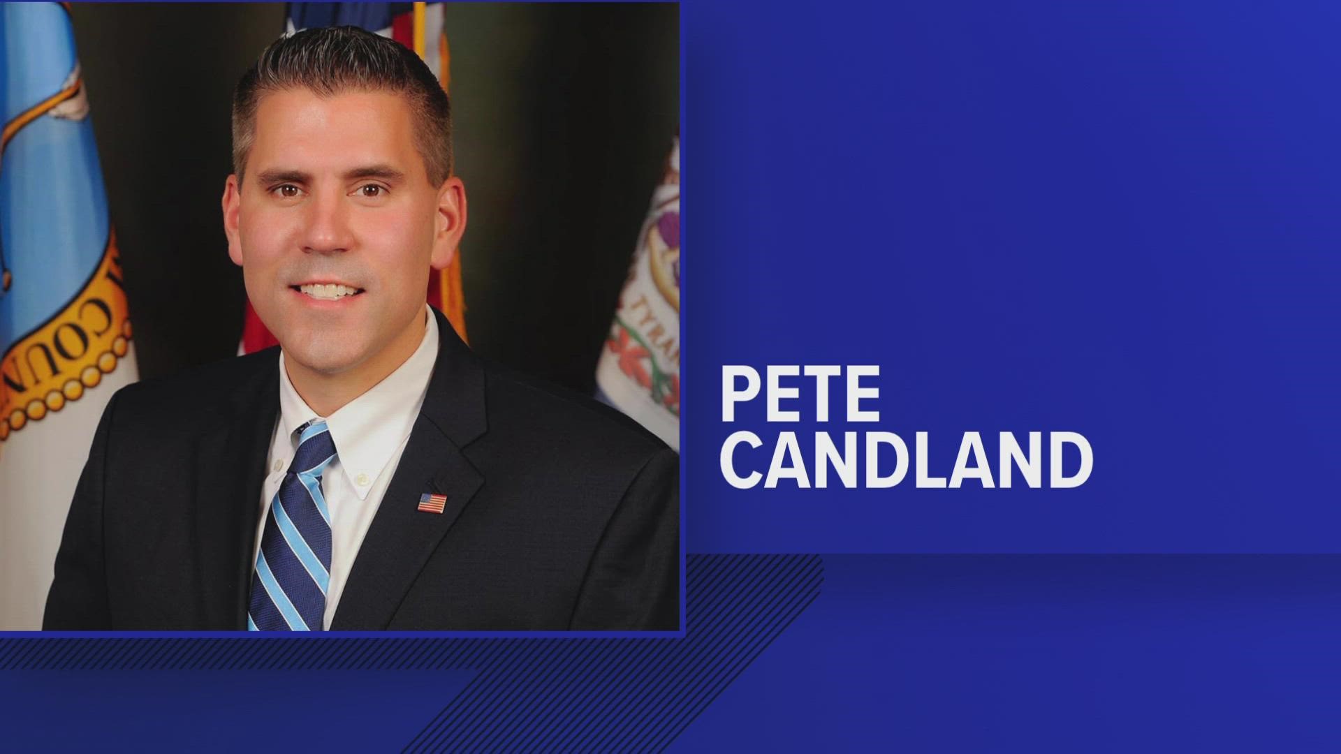 Supervisor Pete Candland is a republican representing Gainesville. He announced his resignation on Facebook.