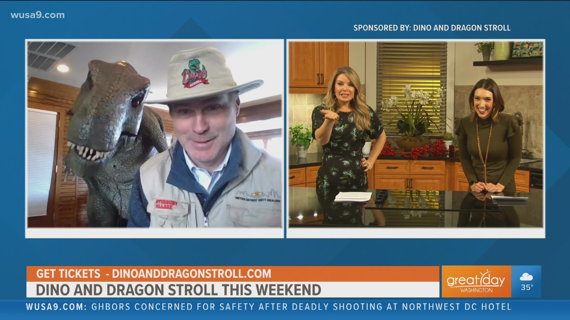 Keith Aldridge talks about the amazing attractions to see at the Dulles Expo Center. For tickets visit dinoanddragonstroll.com. Sponsored by Dino and Dragon Stroll.