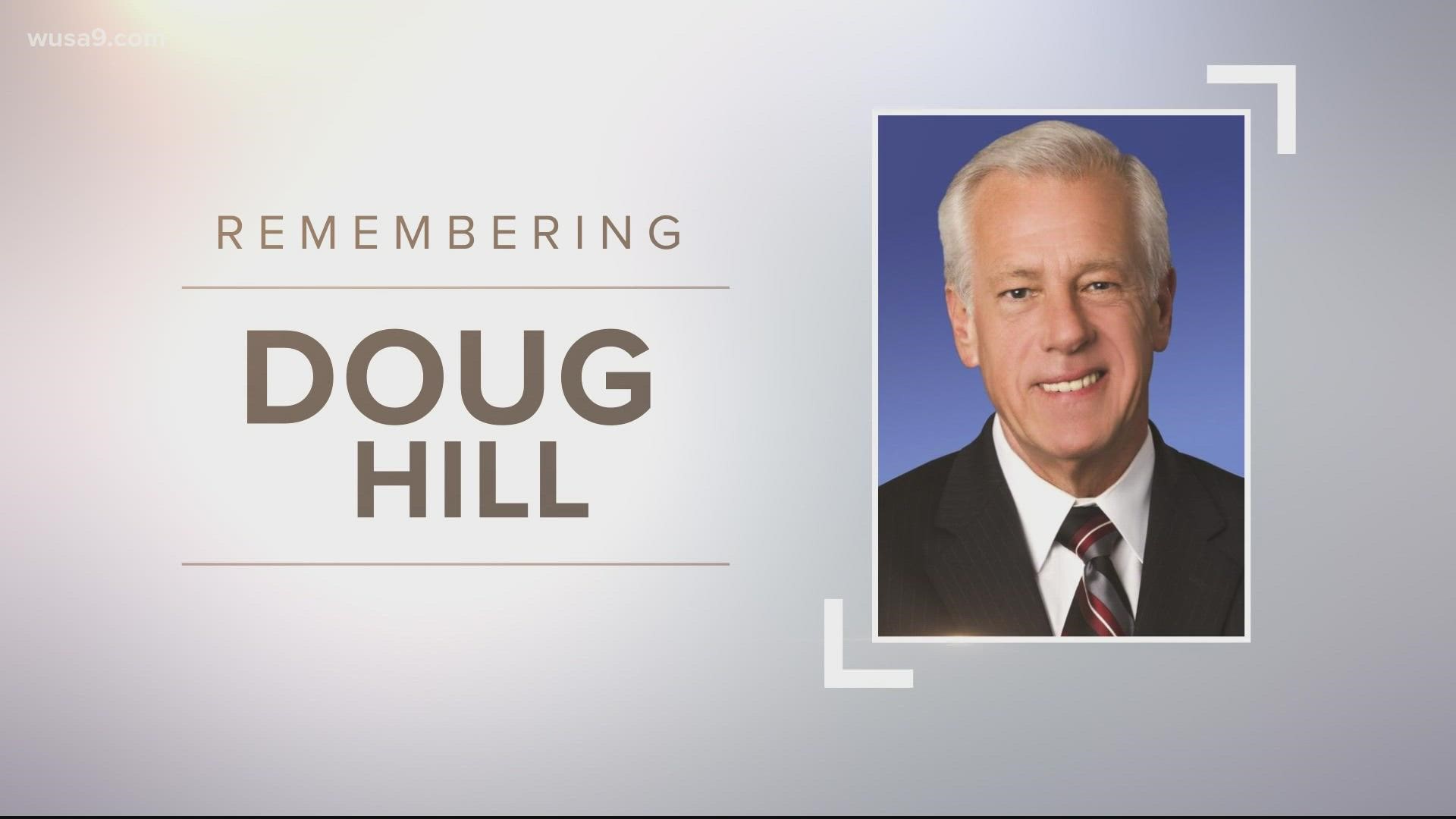 WUSA9 Chief Meteorologist Topper Shutt remembers Former Chief Meteorologist Doug Hill.