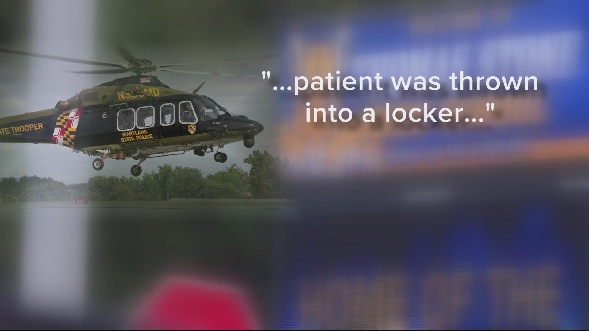 An incident at Thomas Stone High School resulted in a medivac flight for one school staffer, the principal said.