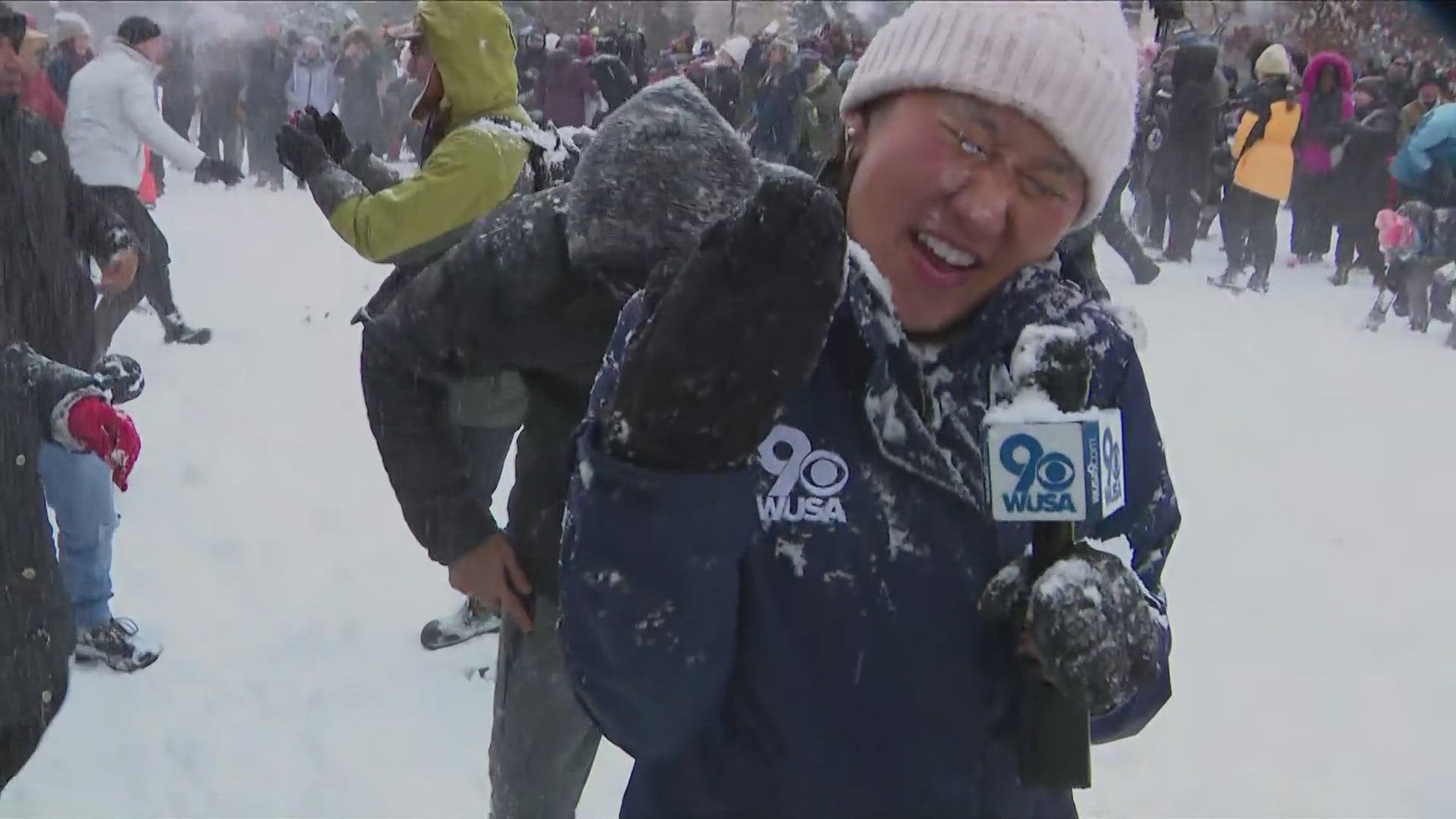Organized by the Washington DC Snowball Fight Association, It’s been 15 years since the first mega snowball fight, on Feb. 6, 2010.