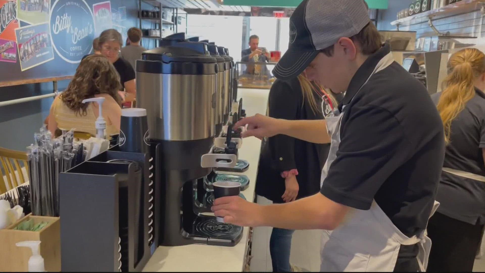 A coffee shop in Georgetown seeks to give people with disabilities employment opportunities.