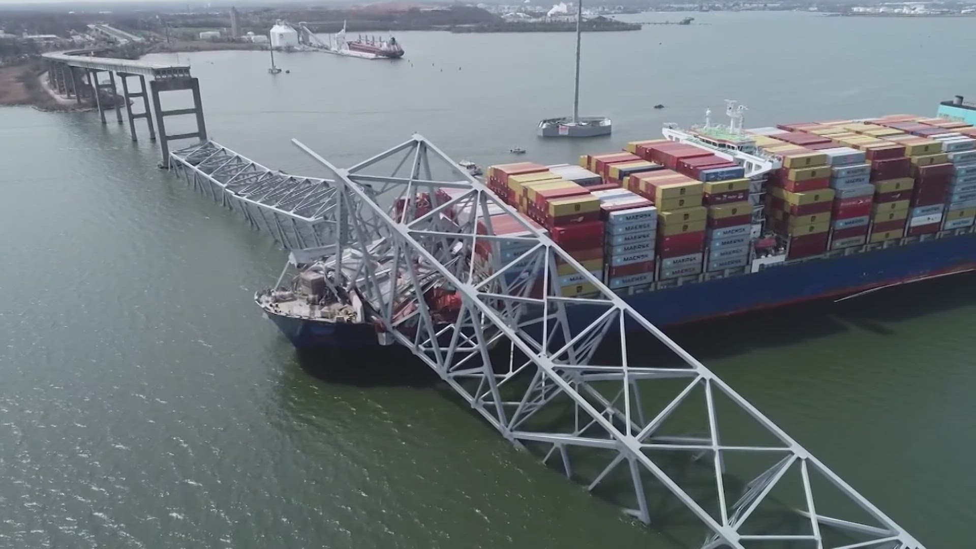 6 people are presumed dead. The Francis Scott Key Bridge in Baltimore was described as "one of the cathedrals of American infrastructure."