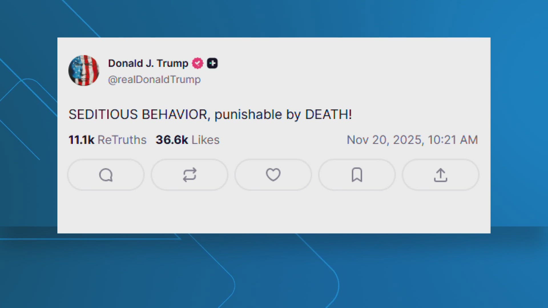 President Trump is facing criticism after accusing Democratic lawmakers of  sedition