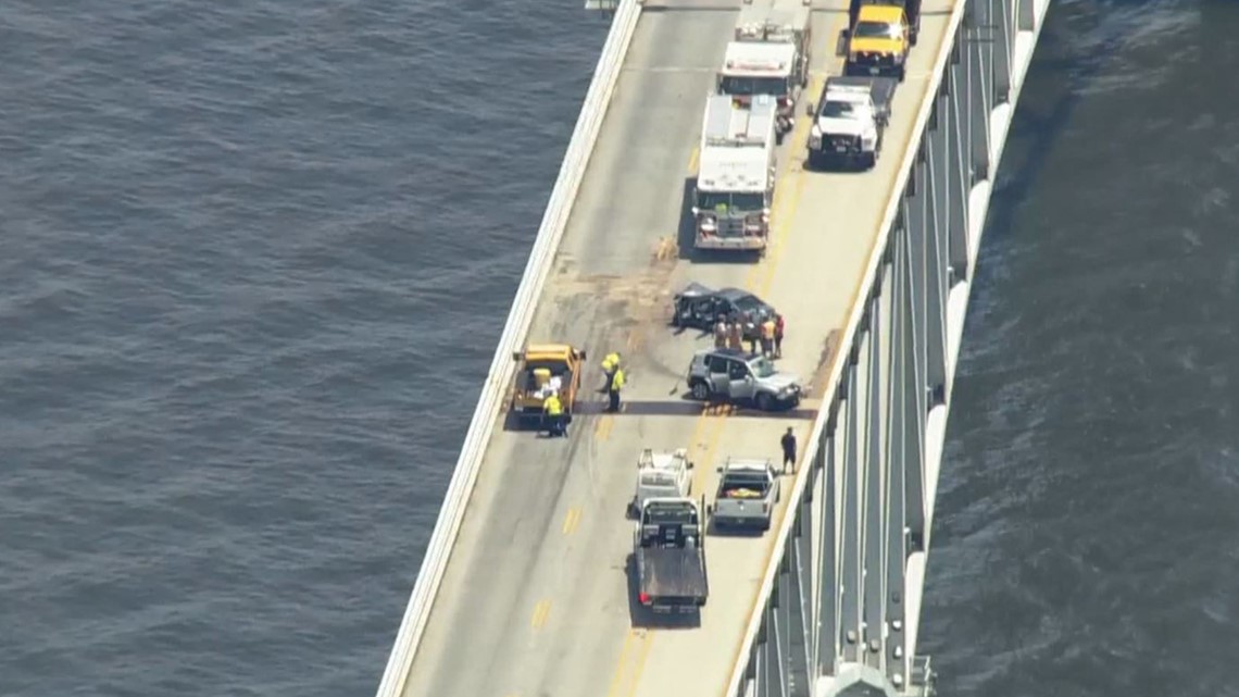 WB lanes on Chesapeake Bay Bridge reopened following crash