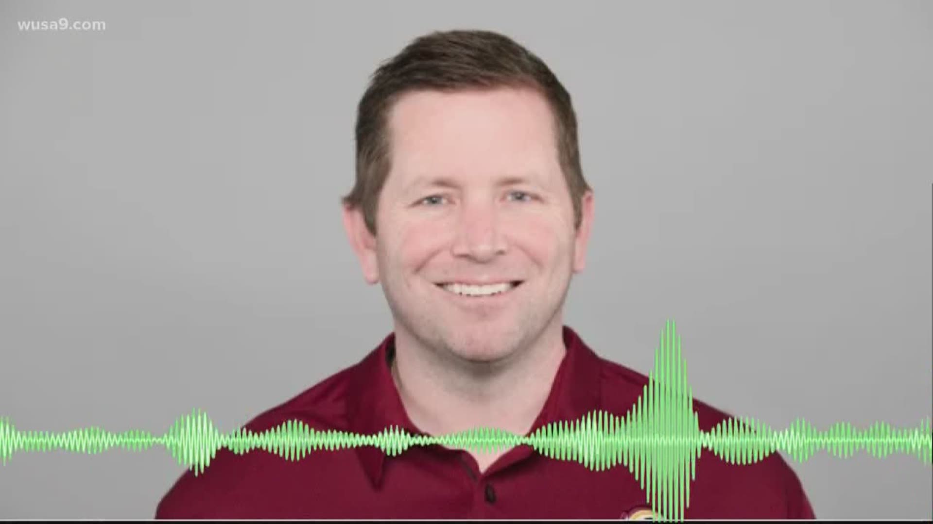 Sometimes you just have to let the music take over.  And that's what happened during the conference call for Redskins offensive coordinator Scott Turner.