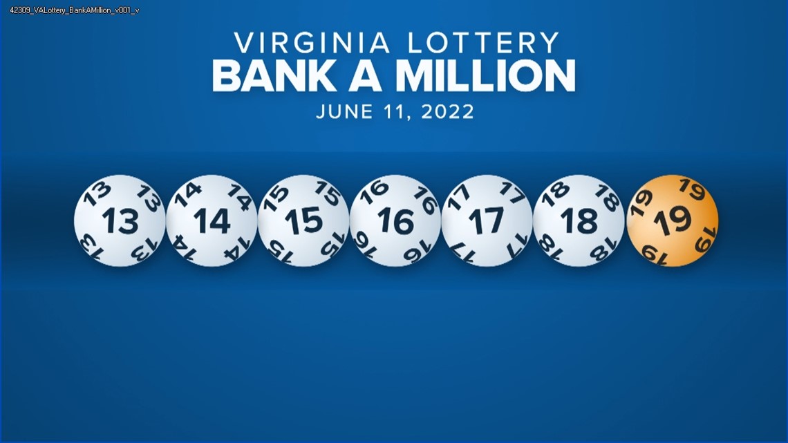 Virginia lottery winning numbers appear in consecutive order