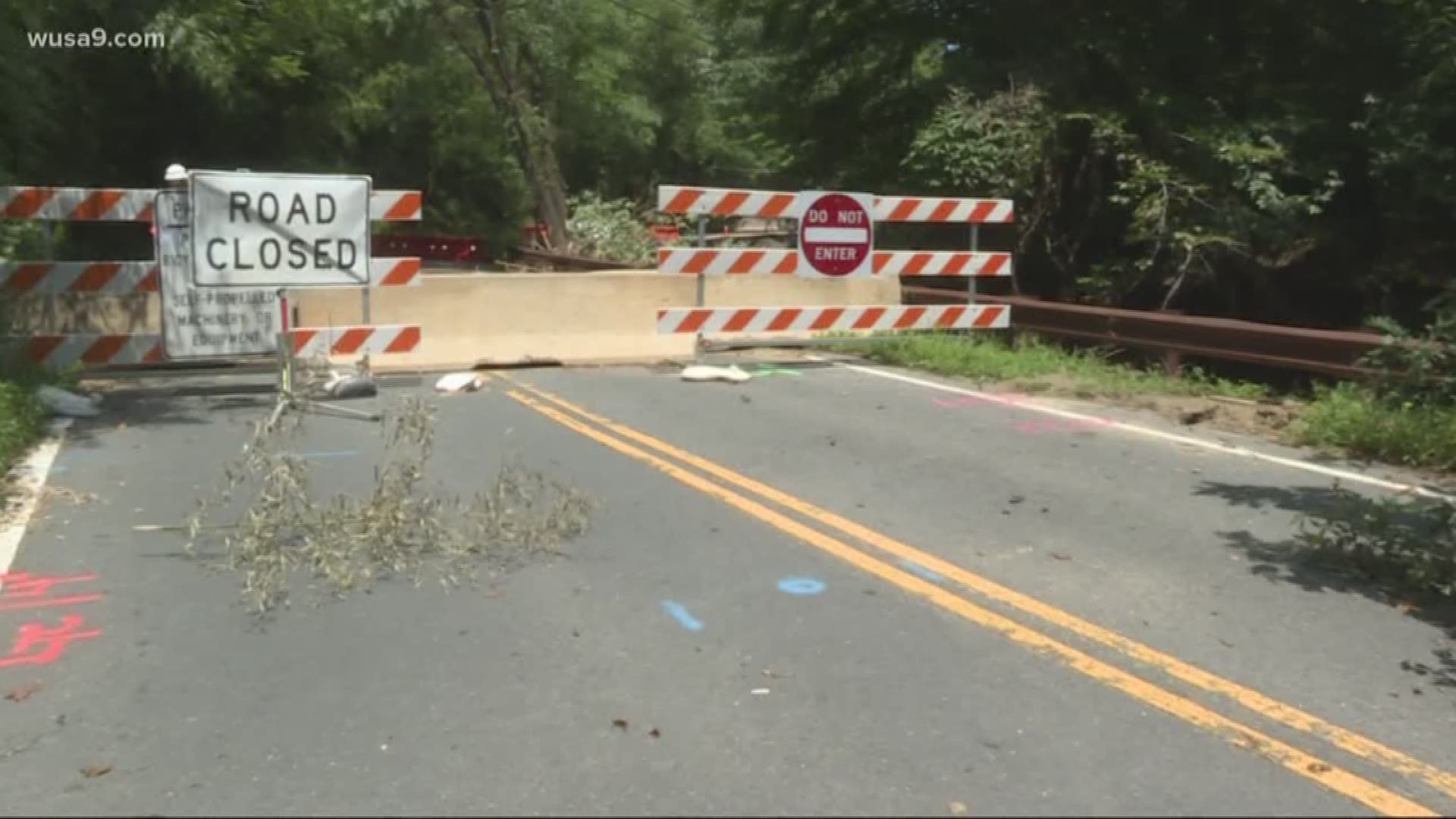 VDOT is hoping to have Kirby and Swinks Mill Roads open by the end of September
