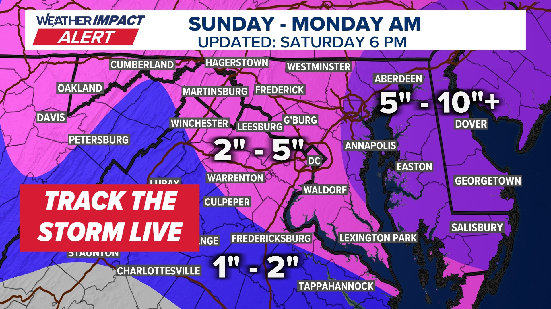 How much snow is DC getting on Sunday? | wusa9.com