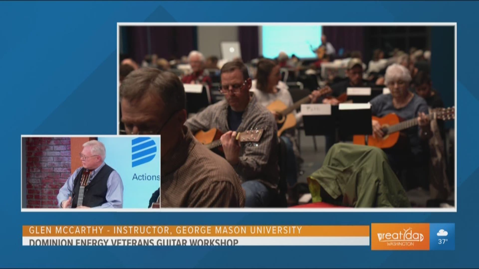 If you’re a veteran, you & your family can learn to play the guitar for free with the Dominion Energy Veterans Guitar Workshop Series. Sponsored by Dominion Energy.