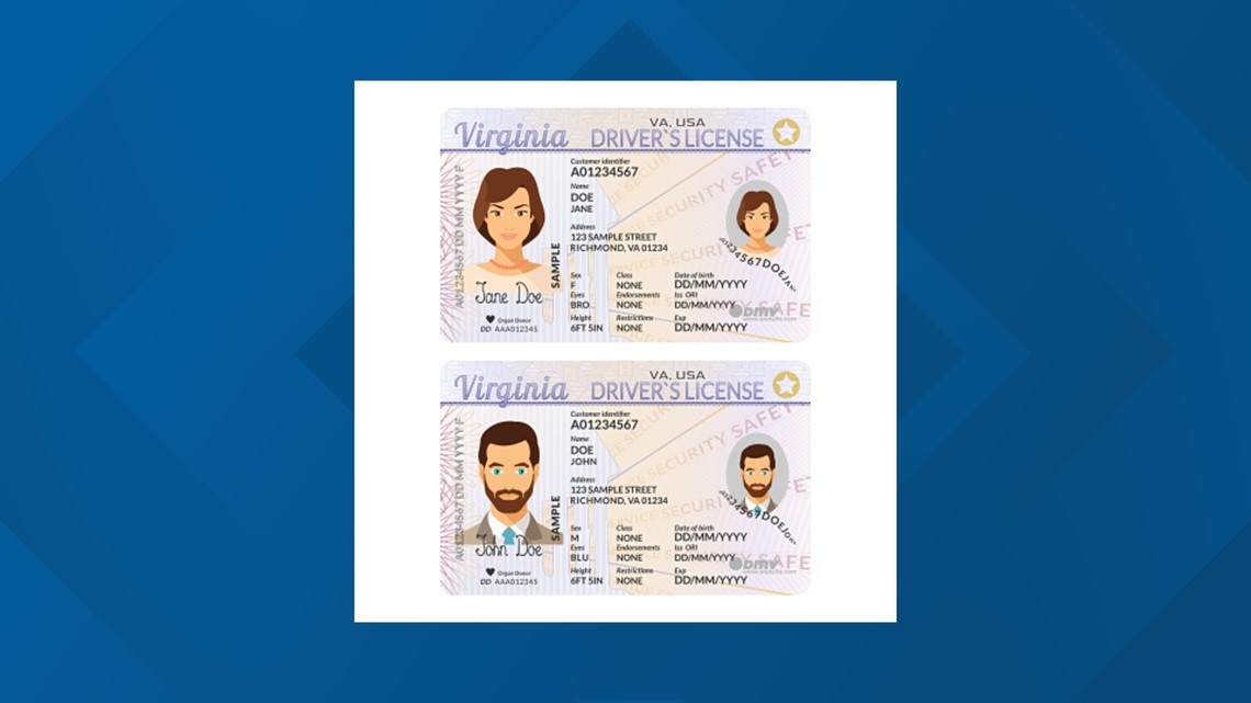 Virginia driver's license, ID card get new looks