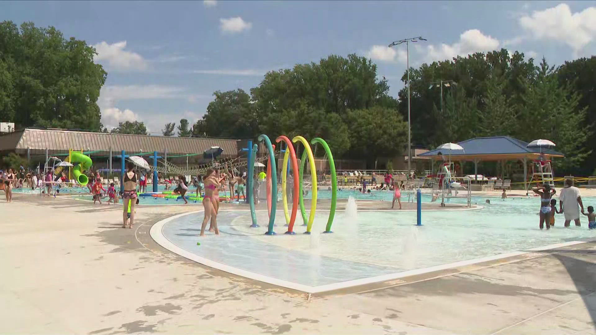 After months of renovations the pool is now open. 