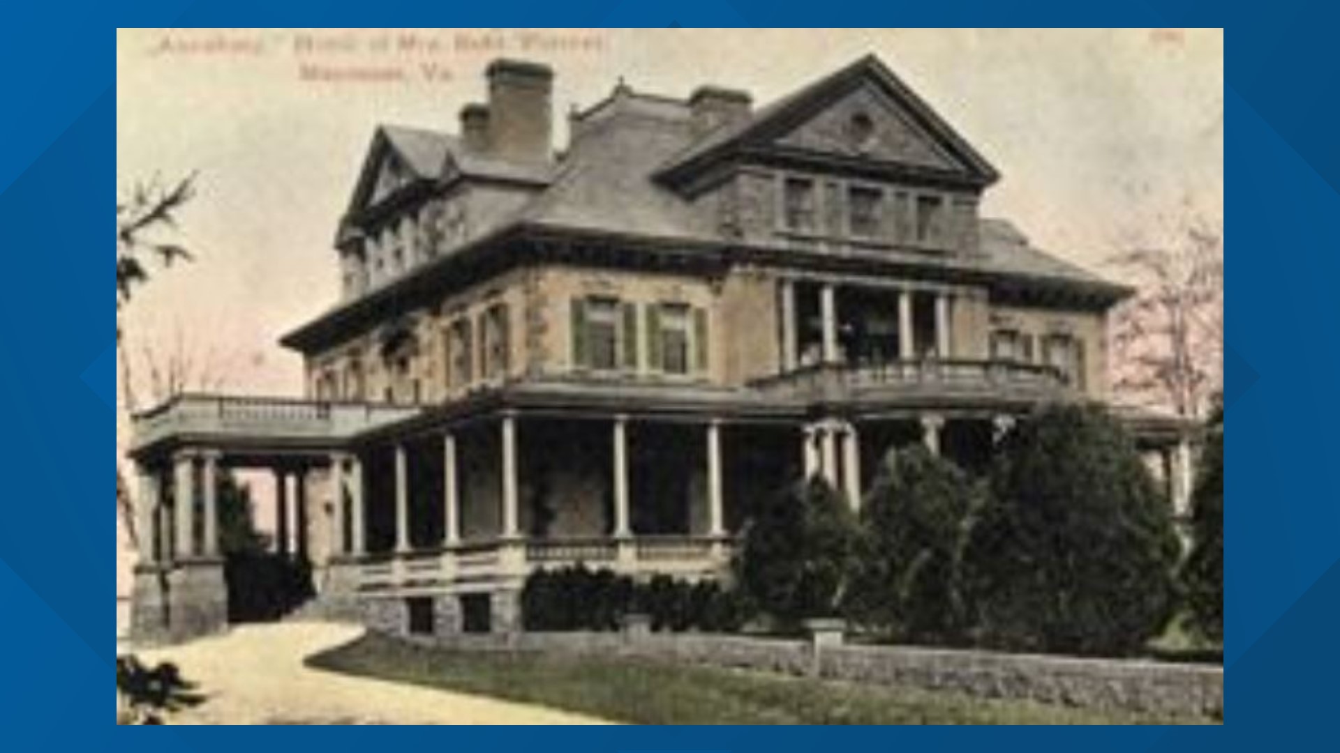 When it's hot, most of us want to get cool. 
However, that was not always possible. Annaburg Manor in Manassas was one of the first homes to have A/C.